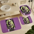 thumbnail image 6 of Beetlejuice Shower Curtain Set 4 Piece, Set Bathroom Sets with Rugs(Bath Mat,U Shape Mat Toilet Lid Cover Mat) Durable Bathroom Decor, 6 of 8