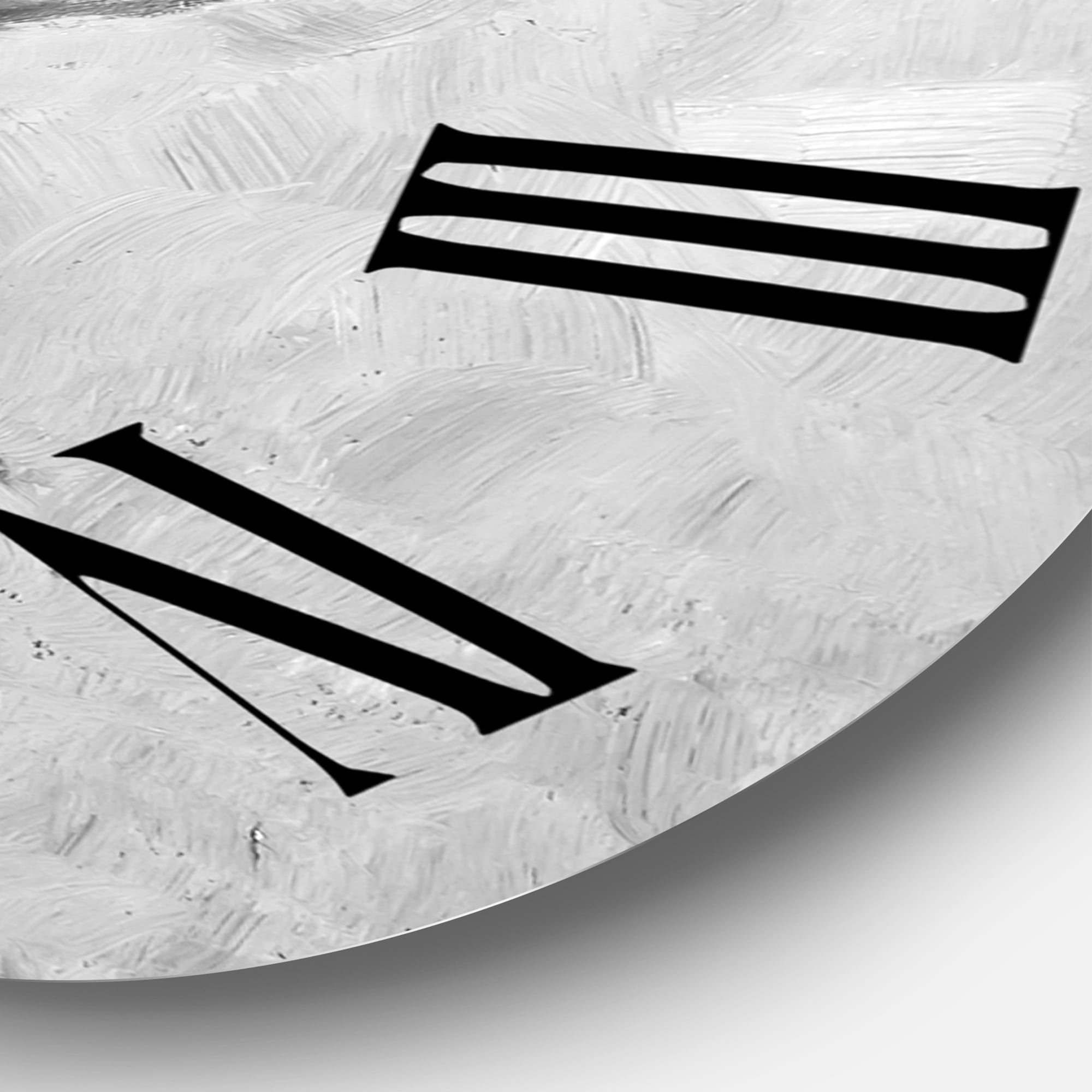 Designart 1 in Quartz Traditional Wall Clock