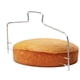 thumbnail image 4 of Máquina cortadora de pasteles de acero inoxidable, nivelador de doble línea ajustable para pasteles, máquina cortadora de pan, herramientas de pastelería, 4 of 5