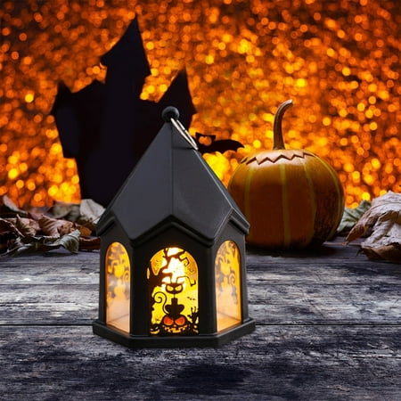 

Halloween Decorations Deals! Halloween Decoration Electronic Candle Light Retro Pumpkin Witch Human Skeleton Night Light LED Lamp Halloween Decoration