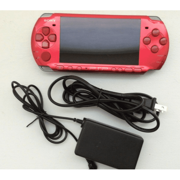 Authentic PlayStation Portable PSP 3000 Console - Radiant Red