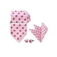 thumbnail image 1 of Corbata de lunares para hombre INSPIRE CHIC, clip de corbata, gemelos, juego de pañuelo de bolsillo para negocios y bodas Rosa Fucsia, 1 of 6