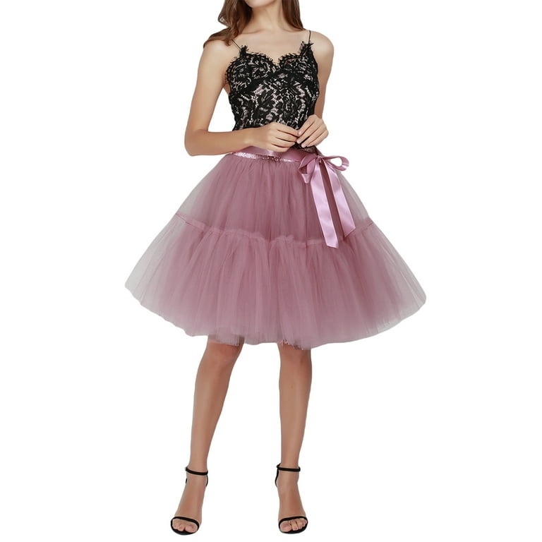 Pink tulle top skirt walmart