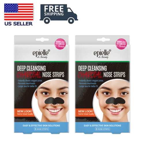 epielle® Deep Cleansing Charcoal Nose Strip Blackhead Remover 5ct (2 Pack)