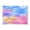 Tie-dye Clouds Pattern, variant on Acrylic Tray Clear Serving Tray Rectangle Decorative Tray with Cut Handle Small Colors Shapes