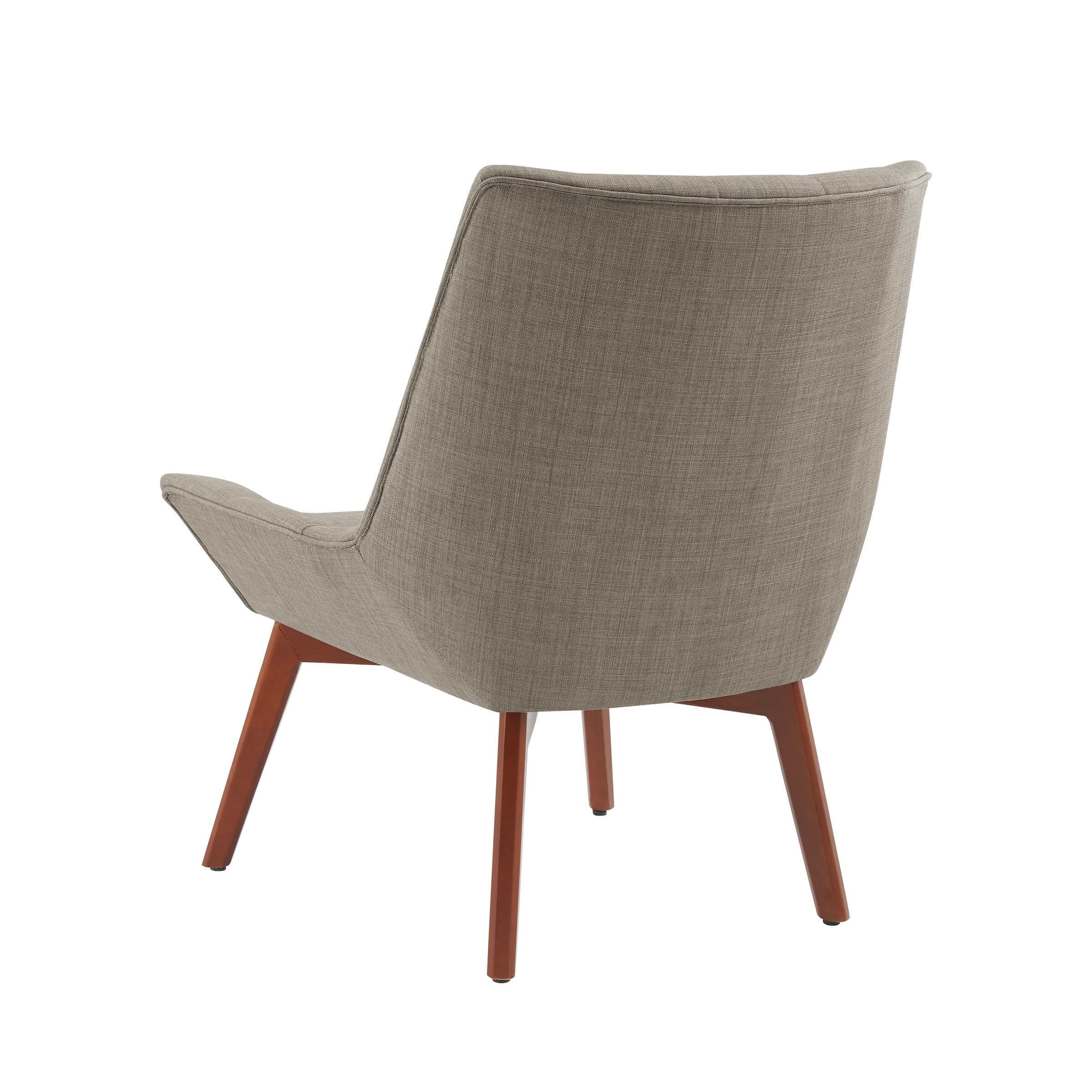 Linon Cassia Mid-Century Button Tufted Accent Chair, Gray