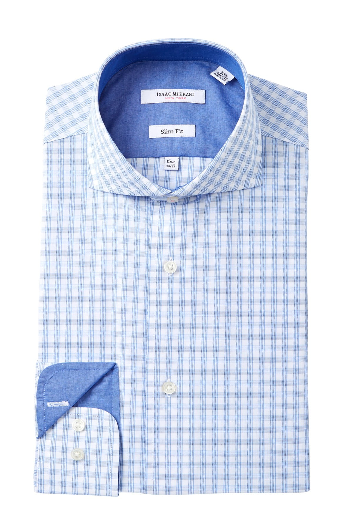 Slim Fit Long Sleeve Dress Shirt 