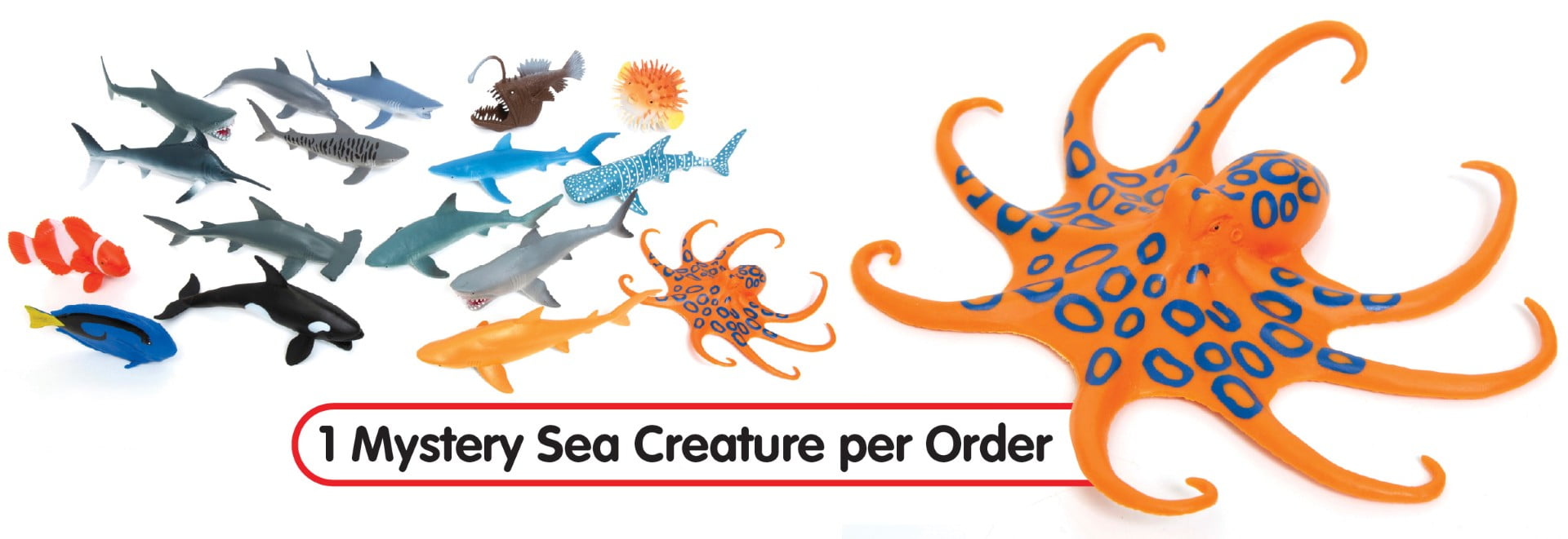 Zoo Troop Novelty & Collectible Toy – 1 Mystery Sea Creature per