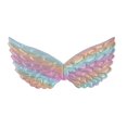 thumbnail image 1 of LUVCLS Accesorio para disfraz de fiesta de alas de hada de ángel con plumas coloridas para niños Cosplay, 1 of 7