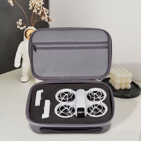Gqtwoy Drone Case Shock-Resistant Storage Bag with Strap Portable Travel Box Drone & Battery Organizer Ideal for Safe Travel and Storage