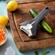 thumbnail image 3 of Pelador de verduras antideslizante Macarena naranja, 3 of 8