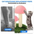 thumbnail image 3 of YOYTOO 15.7" Cat Scratching Post Replacement Cat Scratcher Refill Poles for Indoor Cats with M8 Screws, White, 4Pcs, 3 of 8