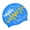 Blue, variant on Swimming Caps Silicone Swim Caps Waterproof Elastic Swim Hat Light Weight Comfortable Bathing Caps for Long Short Hair