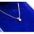 thumbnail image 4 of SuperJeweler 14 Karat White Gold 1/6 Carat Diamond Solitaire Necklace for Women, 18 Inches, Diamond Necklace for Women, 4 of 9