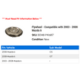 thumbnail image 2 of Flywheel - Compatible with 2003 - 2008 Mazda 6 2004 2005 2006 2007, 2 of 2