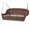 Brown, variant on Honey Wicker Porch Swing With Tan Cushion