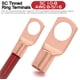 thumbnail image 4 of Cable De Calibre 8 (25 Pies Cada Uno, Negro/Rojo) Aluminio Revestido De Cobre Cca 60A Agu Portafusibles 20 Conectores De Terminales De Lengüetas Y Tubo Termorretráctil 2:1 Para Cable De Tierra De Ampl, 4 of 5
