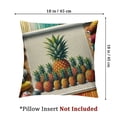 thumbnail image 4 of nygtbtfer Colorful Pineapple Throw Pillow Covers Leaves Summer Tropical Cushion Cover Pillow Case for Sofa Couch Bedroom Living Room  White, 4 of 7