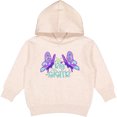 thumbnail image 2 of Inktastic Big Sister Cute Butterflies Toddler Hoodie, 2 of 4