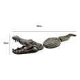 thumbnail image 5 of Décoration Crocodile Statue en Résine pour Jardin Outils Décoratifs pour Cour Parc Étang, 5 of 5