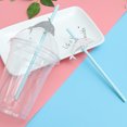 thumbnail image 2 of Dolphin Design Paper Straws for Drinking Multi Color Party Supplies 12pcs, 2 of 9