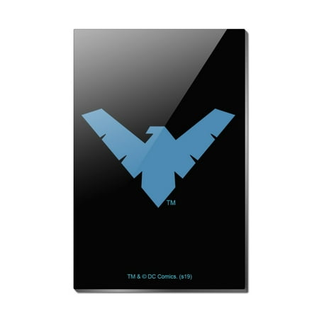 

Batman Nightwing Logo Rectangle Acrylic Fridge Refrigerator Magnet