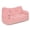 Pink, variant on 2-Person Foam Filled Bean Bag Chair, Plush Corduroy Lazy Sofa