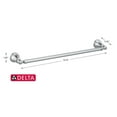 thumbnail image 3 of Delta 73218 Woodhurst 18" Towel Bar - Chrome, 3 of 5