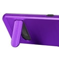 thumbnail image 2 of For Samsung Galaxy Note 10 Brushed Shockproof With Kickstand Card Slot Holder Case Cover Purple, 2 of 2