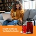 thumbnail image 4 of Tiesta Tea - Loose Leaf Iced Tea Pitcher, BPA-Free Tritan Plastic, Includes Multipurpose Nylon Mesh Infuser, Brew Hot & Cold, Leak-Proof Twist-On Lid, Dishwasher Safe, 1/2 Gallon Capacity, 4 of 7