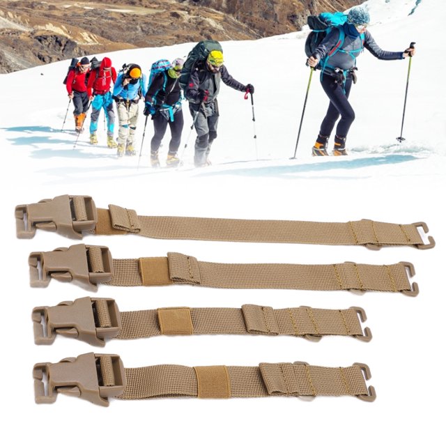 Correa de equipaje de viaje de 4 piezas Correa de hebilla multifunción duradera ajustable para actividades al aire libre ANGGREK Otros