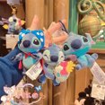 thumbnail image 2 of Llavero de peluche con colgante de oso de fresa de Mickey Minnie Stitch original de la tienda Disney de Shanghái, 2 of 4
