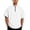 White, variant on Uwinwear Men's Quarter Zip Pullover Casual Raglan Sleeve Short Sleeve Fashion Golf Shirts Solid Color Activewear Tops Breathable Casual Wear,Light Gray,XXL