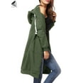 thumbnail image 5 of PULLIMORE Womens Casual Zip up Hoodies Plus Size Long Hooded Sweatshirts Jackets with Pockets (3XL, Green), 5 of 8