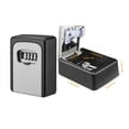 thumbnail image 2 of Metal Password Key Box Wall Mounted 4 Digits Password Storage Box Waterproof Anti ,Easy to Install, 2 of 8