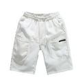 thumbnail image 1 of PMUYBHF Shorts de Compression Rouges pour Hommes Shorts en Velours Côtelé pour l'Été Costume de Division Fine avec Multiples Poches pour Tenue d'Affaires Décontractée Pantalon de Travail Tube Droit Shorts de Compression Longs pour Hommes, 1 of 4