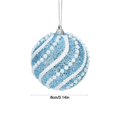 thumbnail image 2 of Perfume Christmas Tree Decoration Christmas Ball Colorful Ball Hanging Ornament Pendant Ball Christmas Decoration 8cm, 2 of 2