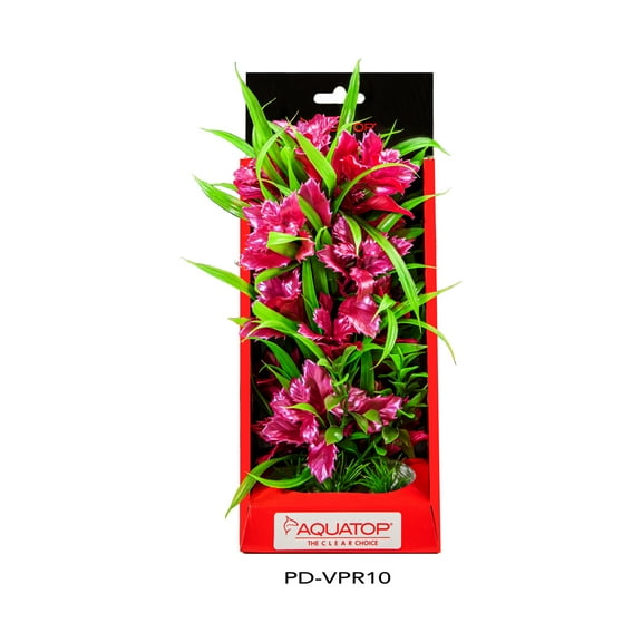 Aquatop PD-VPR10 Vibrant Passion Rose Plant 10"