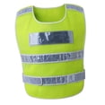 thumbnail image 2 of Seguridad Chaleco de seguridad Rayas reflectantes para advertencia de seguridad nocturna Amarillo Sunnimix Chaleco reflectante de seguridad, 2 of 7