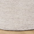 thumbnail image 3 of SAFAVIEH Abstract Rumen Solid Color Area Rug, Ivory/Taupe, 6' x 6' Round, 3 of 10