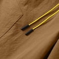 thumbnail image 6 of HOOMEUMY Mens Cargo Shorts Comfy Casual Summer Lightweight Elastic Waist Baseball Gym Short Pants with Pockets Coffee XL, 6 of 9