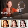 thumbnail image 3 of Anillo Led Neewer RH12B 12 Pulgadas 24W Con Soporte, 3 of 5