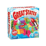 Game Zone Great States Geography Board Game Multiplayer Activity Game for Children ages 7 and above