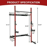 TARESNESS Folding Wall Mounted Weight Rack - Walmart.com