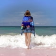 thumbnail image 2 of Cazadores del Clima Toalla de playa de secado rápido con diseño temático, regalo para mujeres y niñas, ideal para cumpleaños, fans, amantes de la música, uso en la playa o al aire libre, 78 × 150 cm, 2 of 6