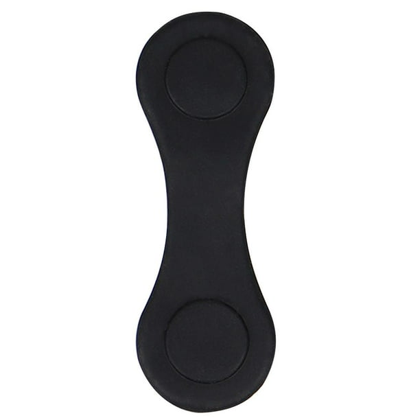 Clip de silicona para sombrero de golf, miniclips plegables para marca de bola, suministros de golf (negro)