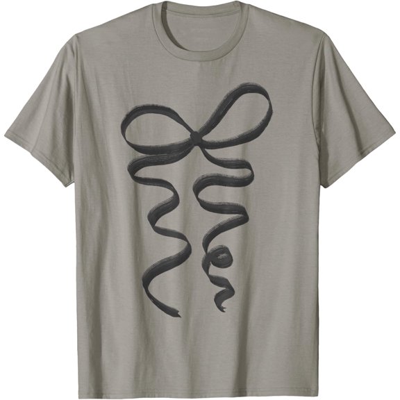 Black Coquette Bow T Shirt All Size S-5XL