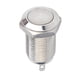 thumbnail image 2 of DC 36V 2A 10mm Tapa plana forma forma forma Impermeable Metal Pestillo Interruptor de botón Terminal de tornillo de paquete de 2 DYNWAVEMX Interruptor de botón de enclavamiento, 2 of 7