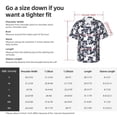 thumbnail image 5 of Pofeuu Cartoon Raccoon Print Hawaiian Shirt for Men Sleeves Casual Button Down Summer Beach Dress Shirts T-Shirts,XX-Large, 5 of 7