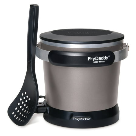 Presto FryDaddy Electric Deep Fryer, Black 05428